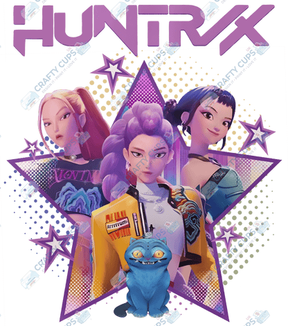 Demon Hunters DTF Transfer – Various Designs & Sizes, Heat Press Ready