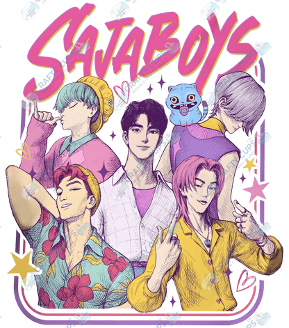 Demon Hunters DTF Transfer – Various Designs & Sizes, Heat Press Ready