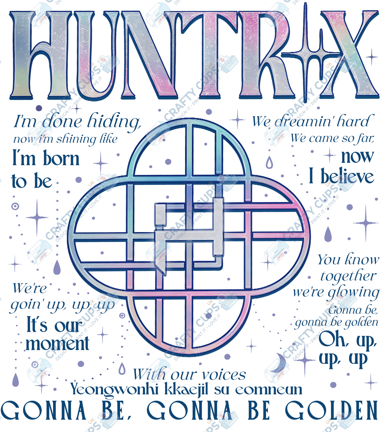 Demon Hunters DTF Transfer – Various Designs & Sizes, Heat Press Ready