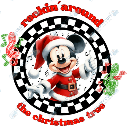 Rockin’ Around the Christmas Tree DTF Transfers (4"–10")