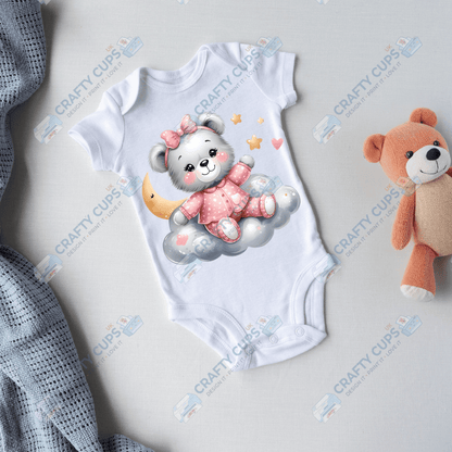Cute Bears DTF Transfers – Adorable Baby & Kids Designs (4"–10")