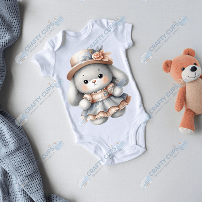 Cute Bunnies DTF Transfers – Adorable Designs for Babies & Kids (4"–10")