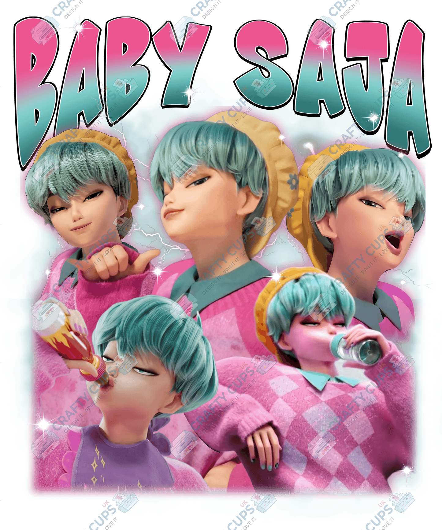 Demon Hunters DTF Transfer – Various Designs & Sizes, Heat Press Ready