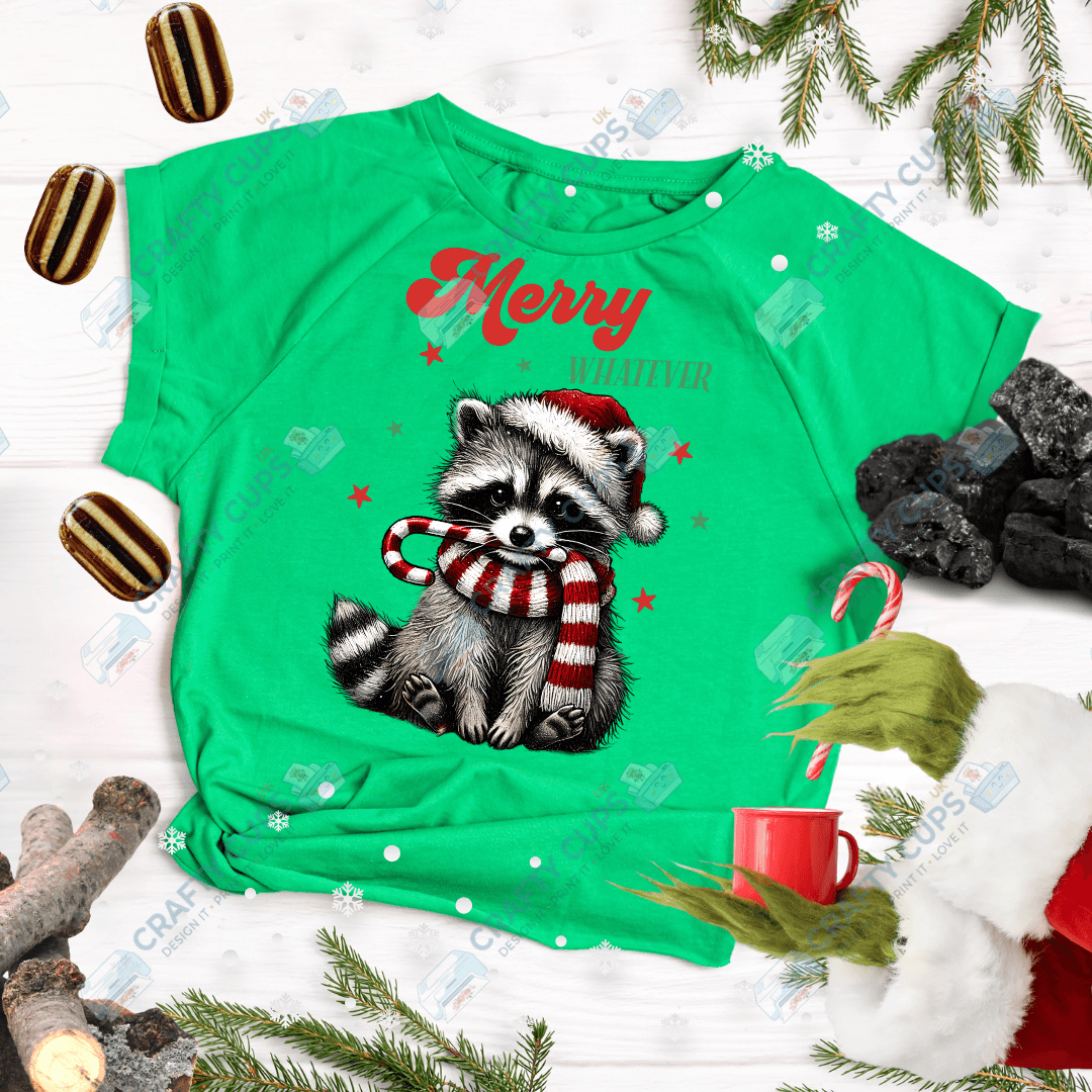 Grumpy Christmas Animals DTF Transfer – Funny Festive Holiday Print