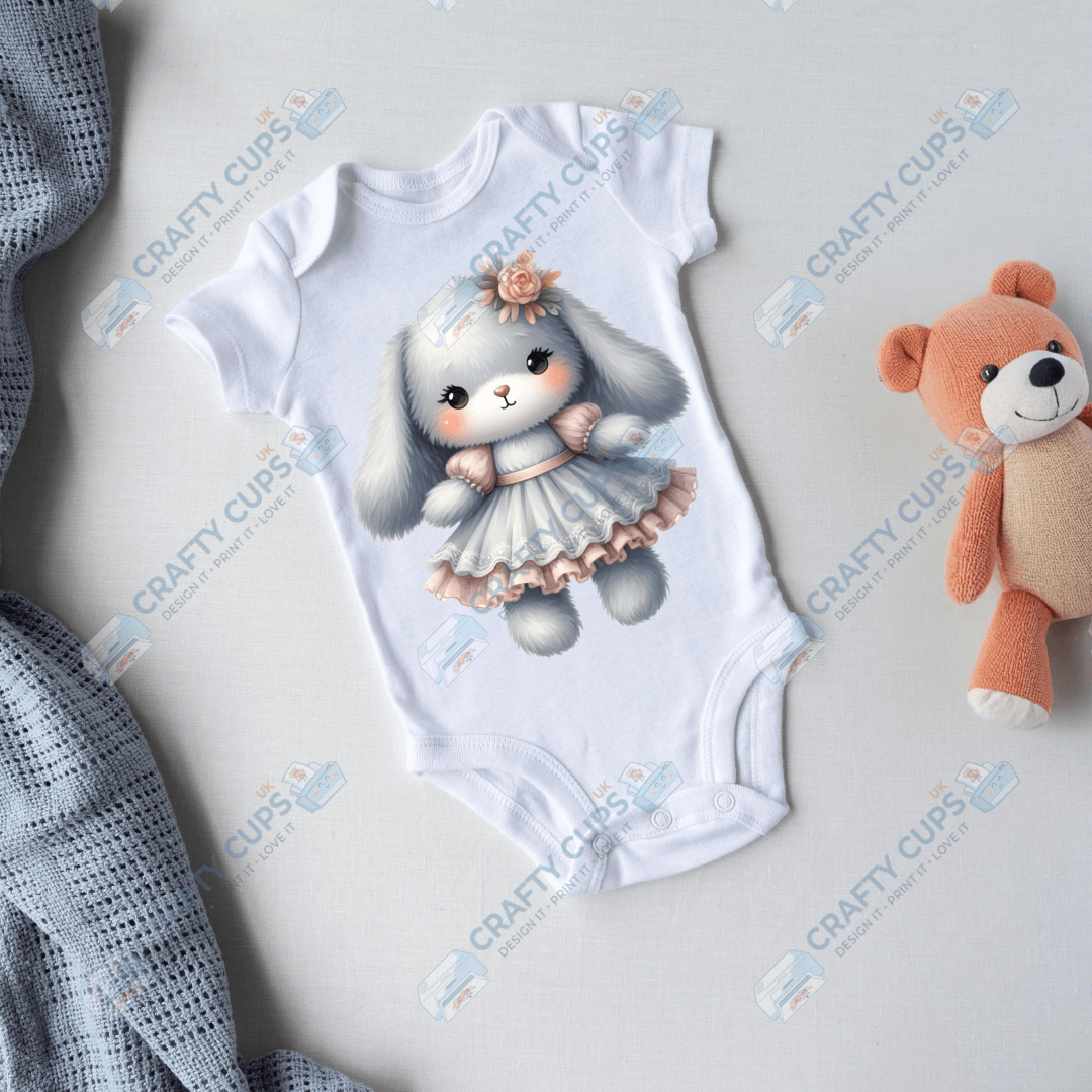 Cute Bunnies DTF Transfers – Adorable Designs for Babies & Kids (4"–10")