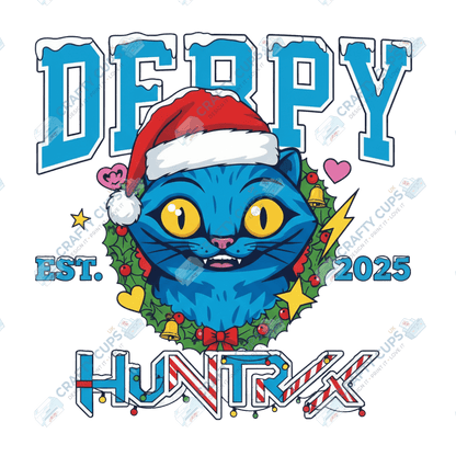 Christmas Demon Hunters DTF Transfer – Festive Anime Style, Various Sizes & Designs, Heat Press Ready