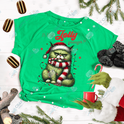 Grumpy Christmas Animals DTF Transfer – Funny Festive Holiday Print