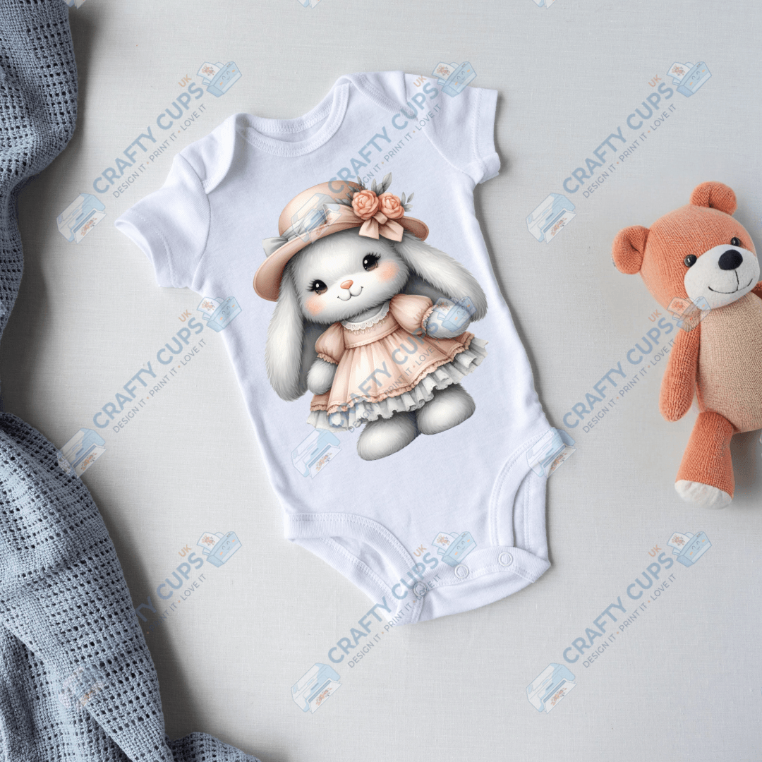 Cute Bunnies DTF Transfers – Adorable Designs for Babies & Kids (4"–10")