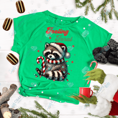 Grumpy Christmas Animals DTF Transfer – Funny Festive Holiday Print