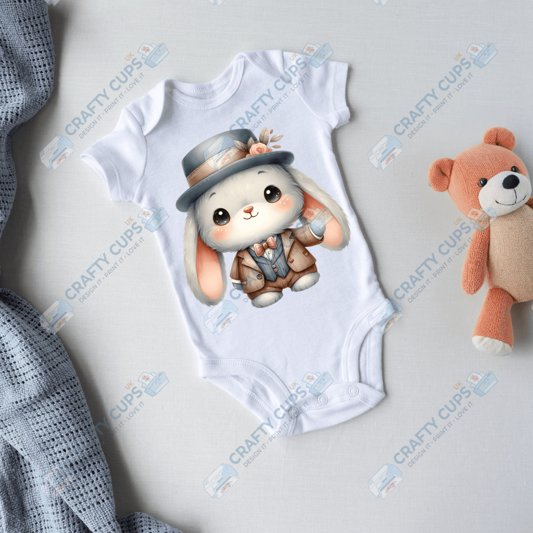 Cute Bunnies DTF Transfers – Adorable Designs for Babies & Kids (4"–10")
