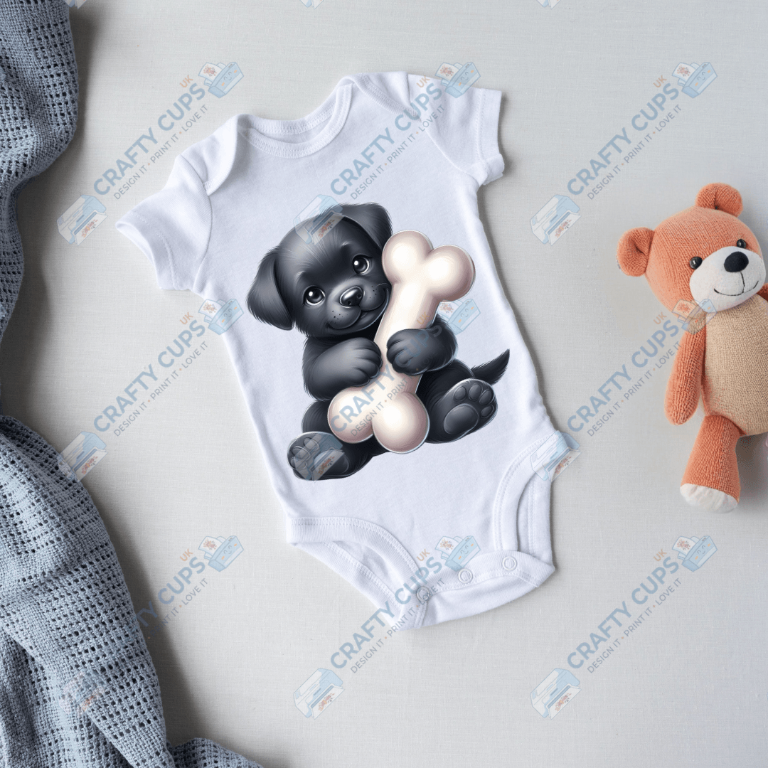 Cute Puppy DTF Transfers – Adorable Baby & Kids Designs (4"–10")