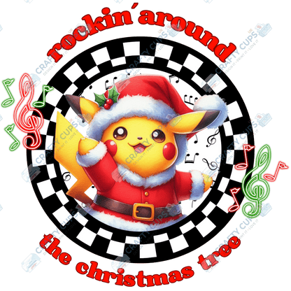 Rockin’ Around the Christmas Tree DTF Transfers (4"–10")