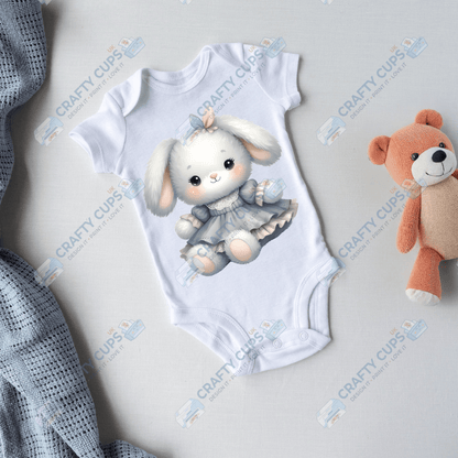 Cute Bunnies DTF Transfers – Adorable Designs for Babies & Kids (4"–10")