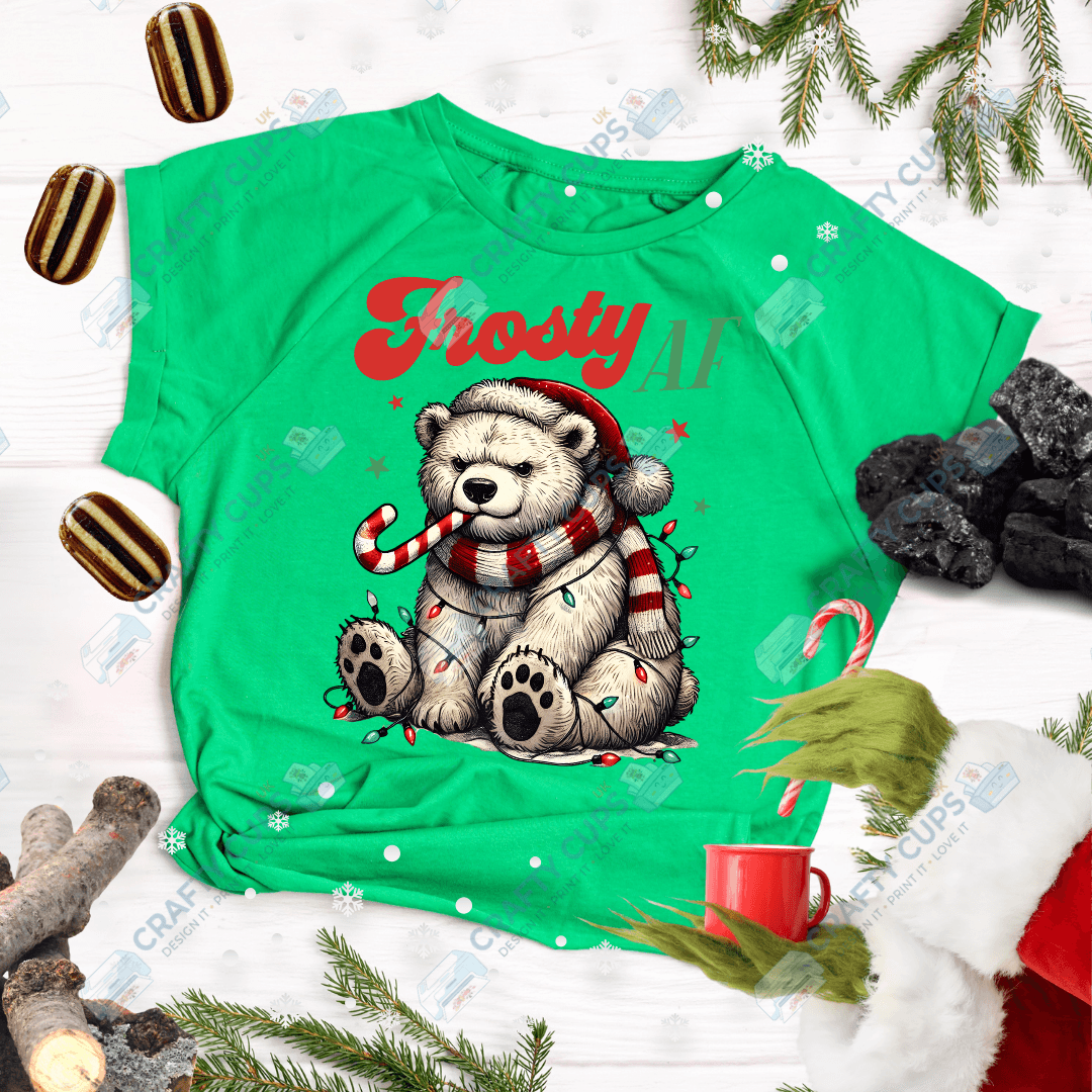 Grumpy Christmas Animals DTF Transfer – Funny Festive Holiday Print