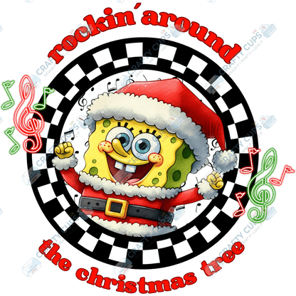 Rockin’ Around the Christmas Tree DTF Transfers (4"–10")