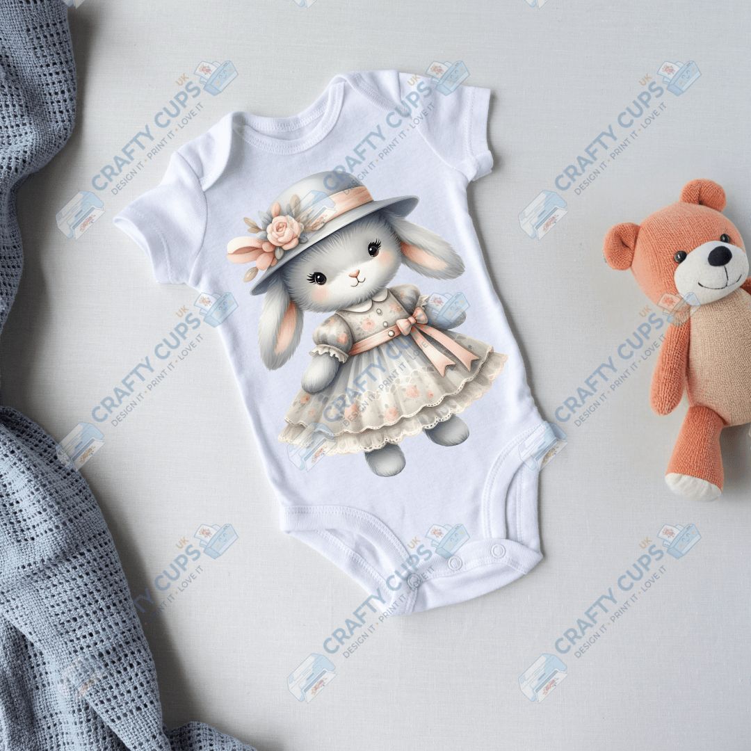 Cute Bunnies DTF Transfers – Adorable Designs for Babies & Kids (4"–10")