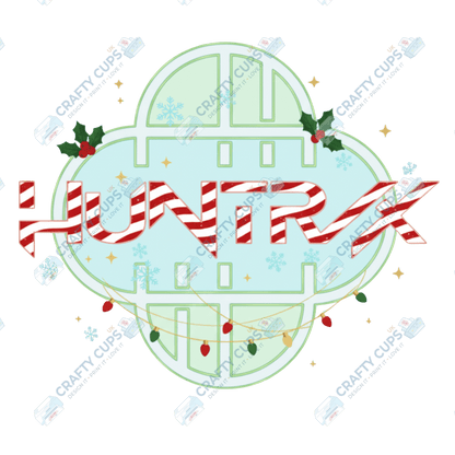 Christmas Demon Hunters DTF Transfer – Festive Anime Style, Various Sizes & Designs, Heat Press Ready