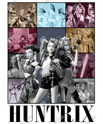 Demon Hunters DTF Transfer – Various Designs & Sizes, Heat Press Ready