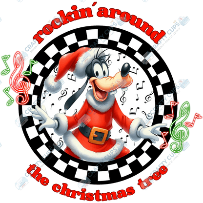 Rockin’ Around the Christmas Tree DTF Transfers (4"–10")