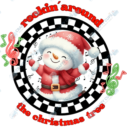Rockin’ Around the Christmas Tree DTF Transfers (4"–10")