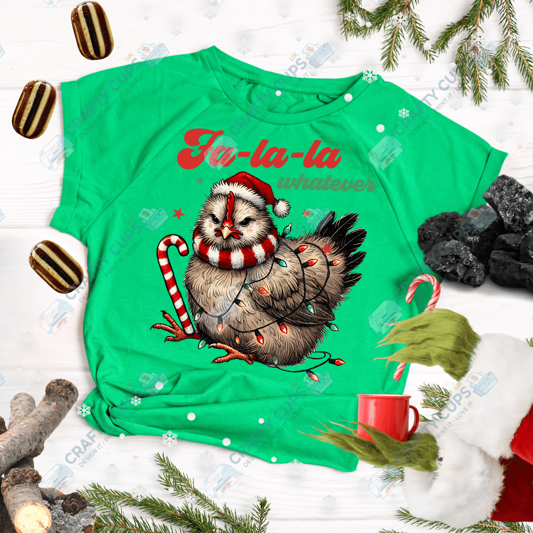 Grumpy Christmas Animals DTF Transfer – Funny Festive Holiday Print