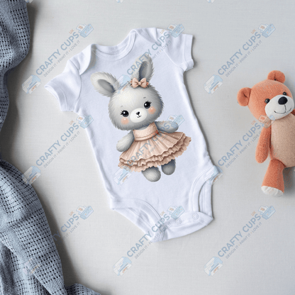 Cute Bunnies DTF Transfers – Adorable Designs for Babies & Kids (4"–10")