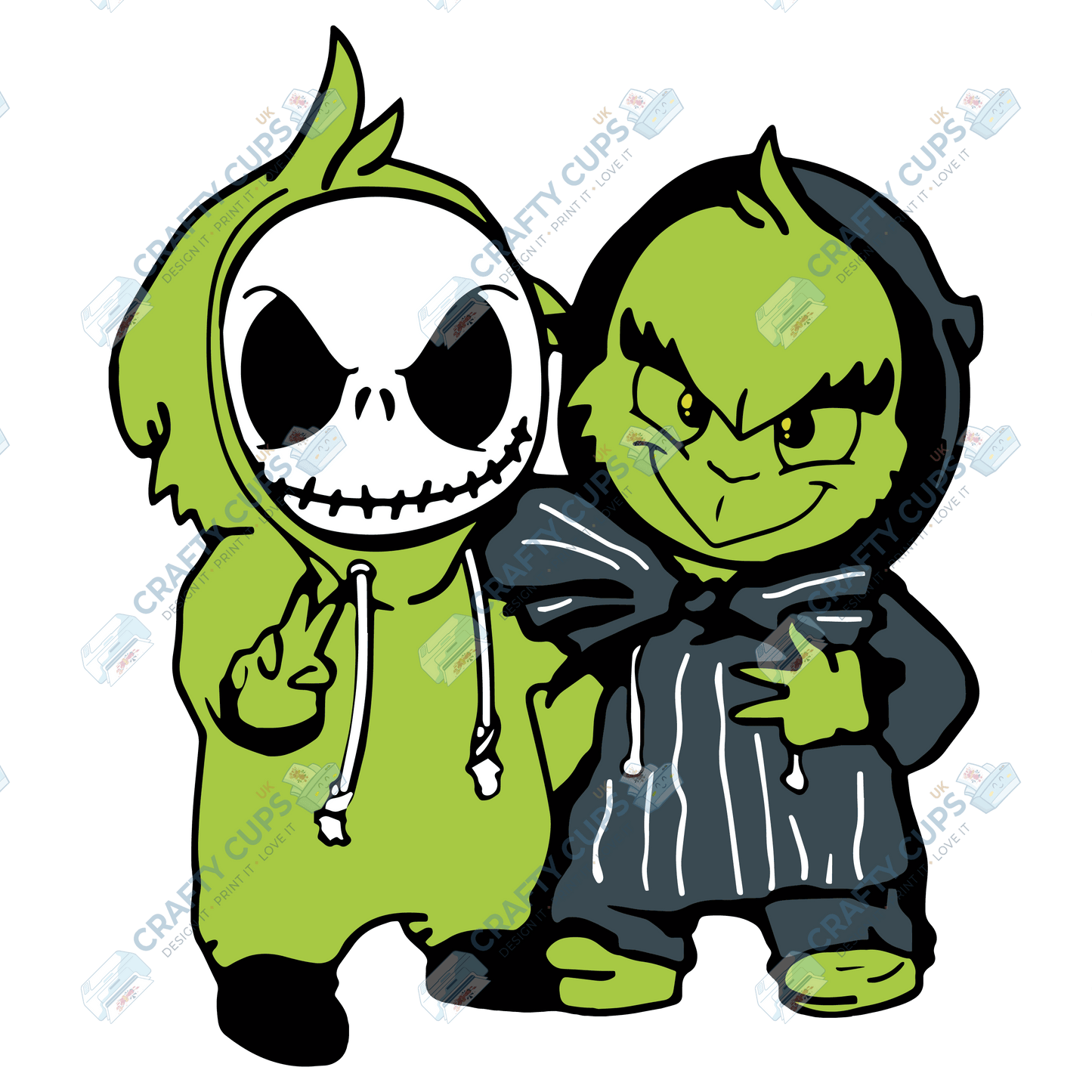 Creepy Christmas DTF Prints – Dark Festive Transfers, Ready to Press