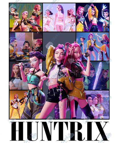 Demon Hunters DTF Transfer – Various Designs & Sizes, Heat Press Ready