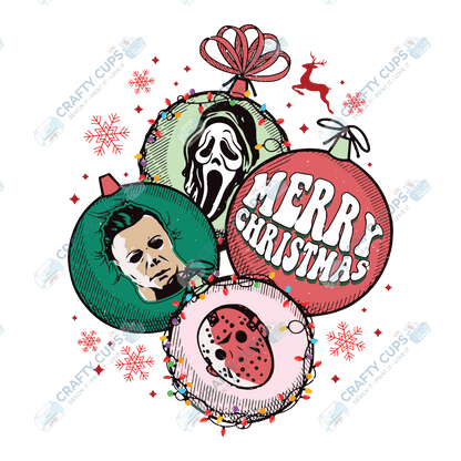 Creepy Christmas DTF Prints – Dark Festive Transfers, Ready to Press