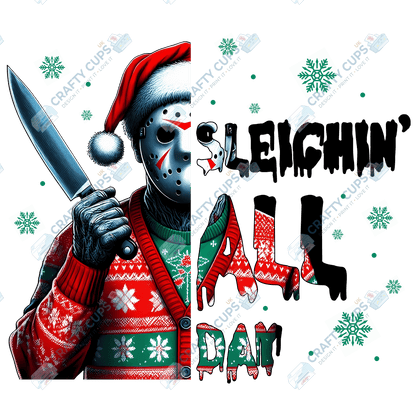 Creepy Christmas DTF Prints – Dark Festive Transfers, Ready to Press