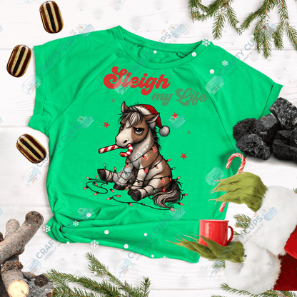 Grumpy Christmas Animals DTF Transfer – Funny Festive Holiday Print