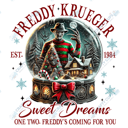 Creepy Christmas DTF Prints – Dark Festive Transfers, Ready to Press