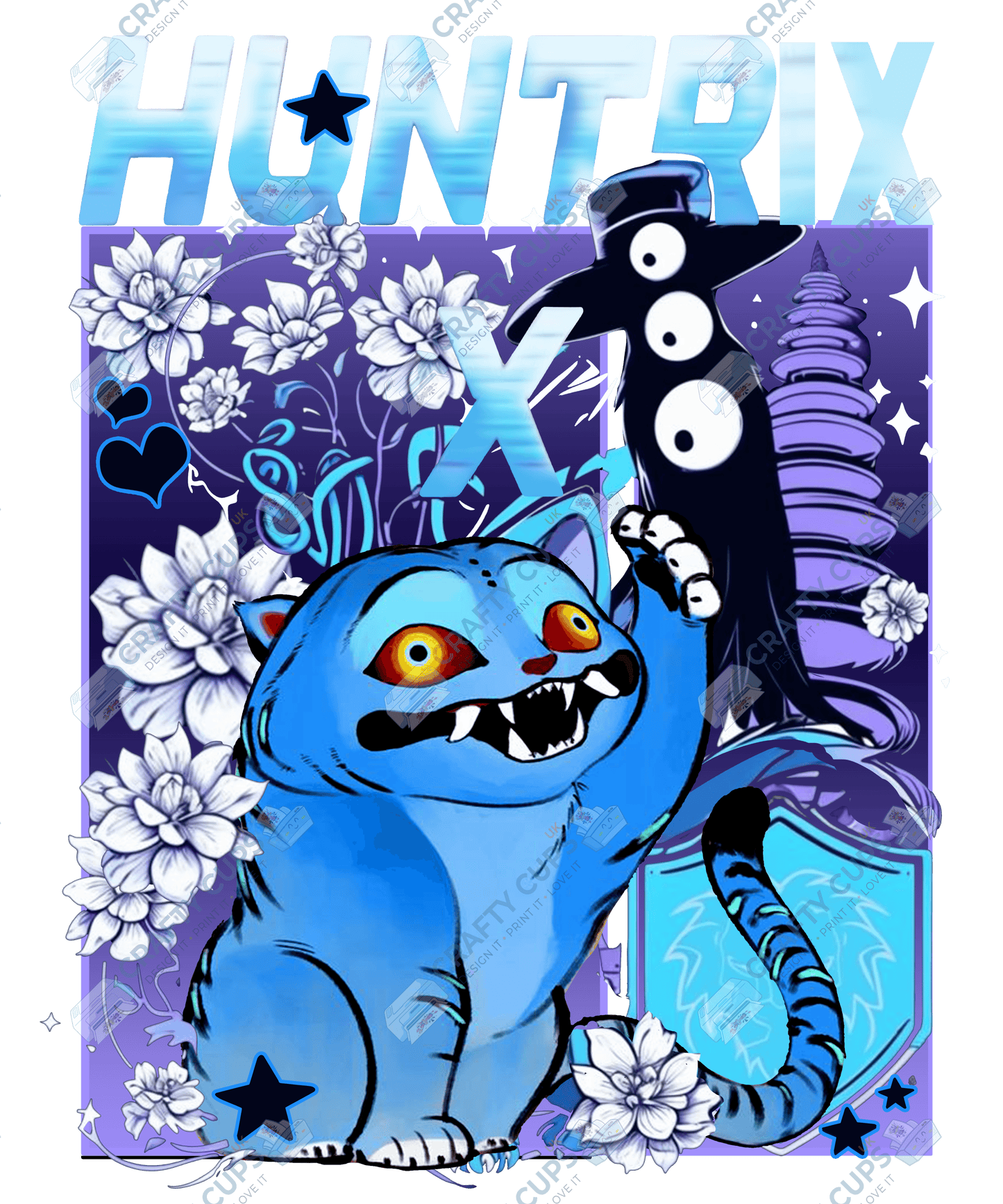 Demon Hunters DTF Transfer – Various Designs & Sizes, Heat Press Ready