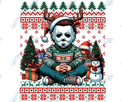 Creepy Christmas DTF Prints – Dark Festive Transfers, Ready to Press