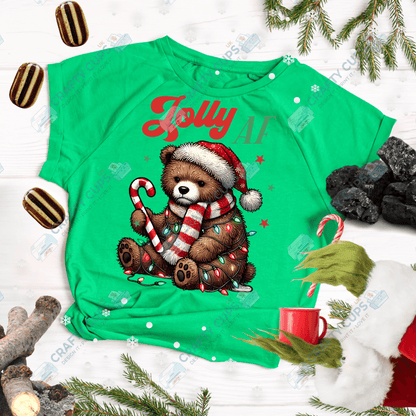 Grumpy Christmas Animals DTF Transfer – Funny Festive Holiday Print