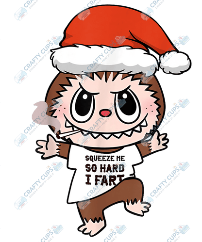 Chibi Monster Christmas DTF Transfer – Cute Festive Design, Various Sizes & Designs, Heat Press Ready