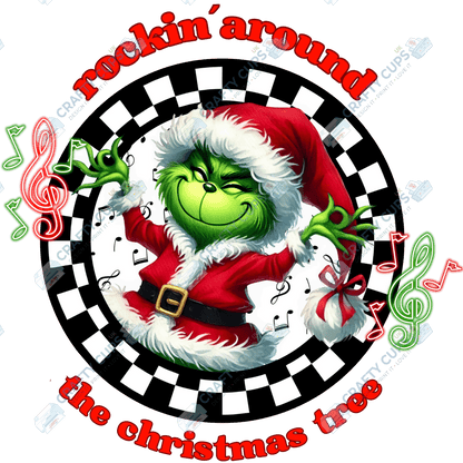 Rockin’ Around the Christmas Tree DTF Transfers (4"–10")