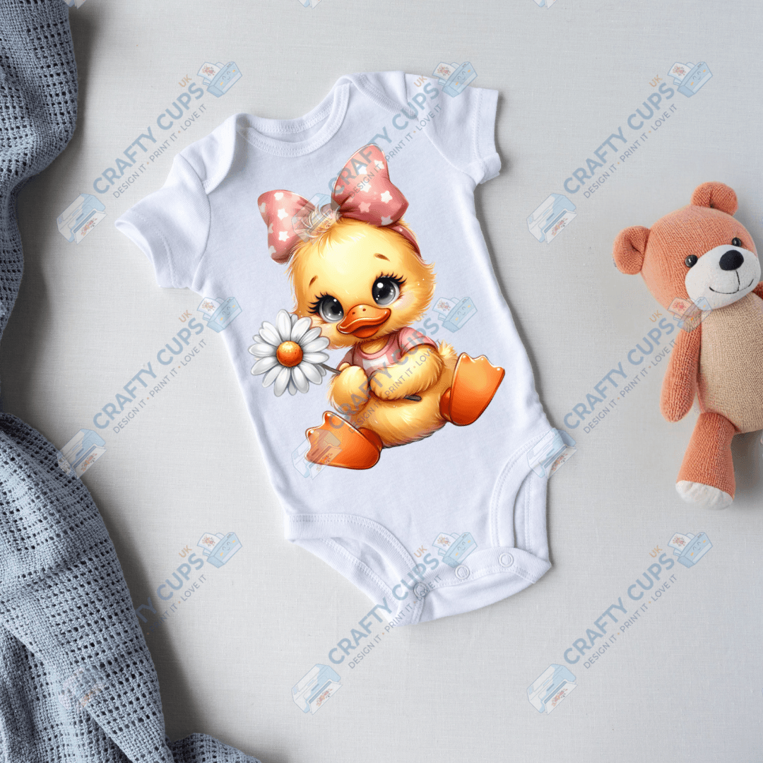 Cute Ducklings DTF Transfers – Adorable Baby & Kids Designs (4"–10")