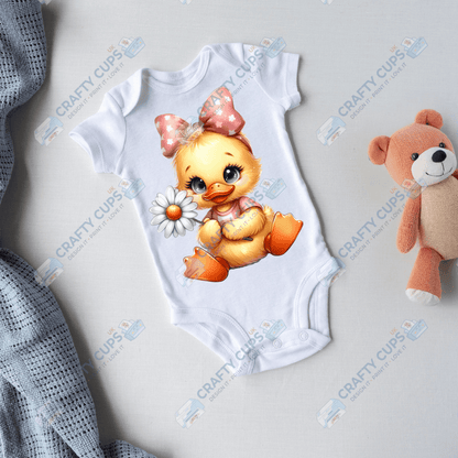 Cute Ducklings DTF Transfers – Adorable Baby & Kids Designs (4"–10")