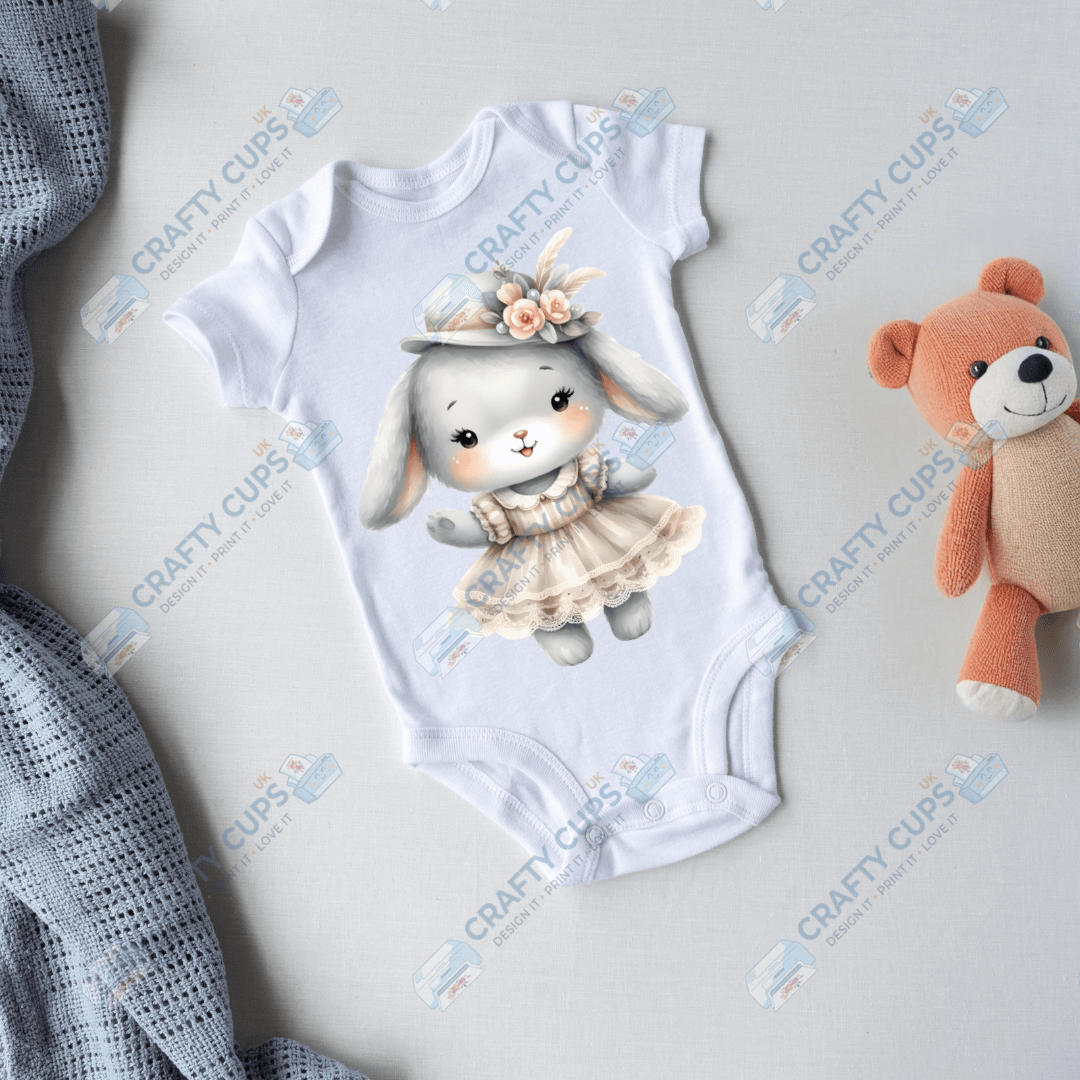 Cute Bunnies DTF Transfers – Adorable Designs for Babies & Kids (4"–10")