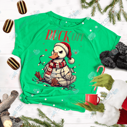 Grumpy Christmas Animals DTF Transfer – Funny Festive Holiday Print