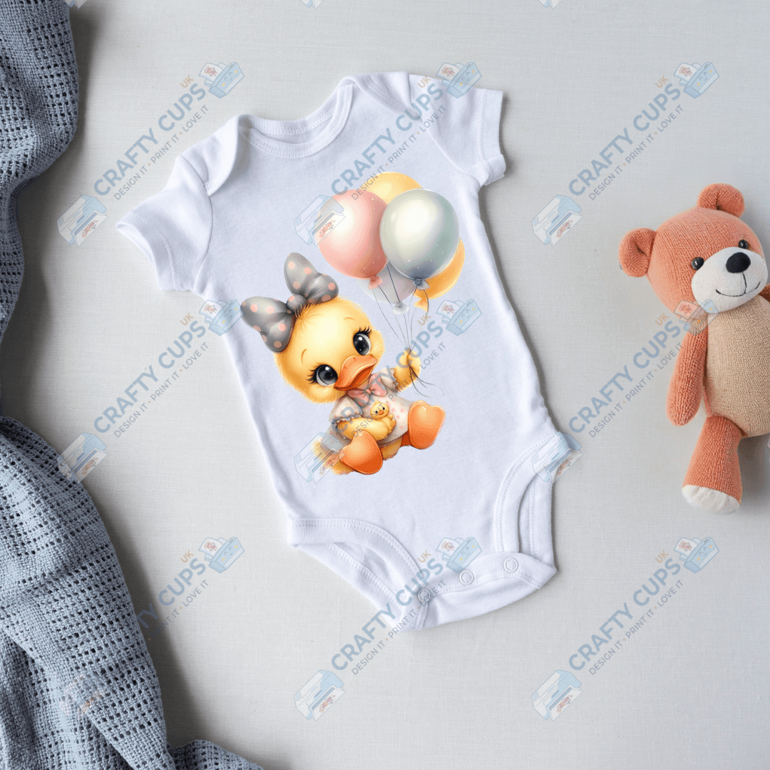 Cute Ducklings DTF Transfers – Adorable Baby & Kids Designs (4"–10")