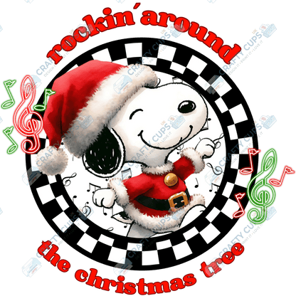 Rockin’ Around the Christmas Tree DTF Transfers (4"–10")