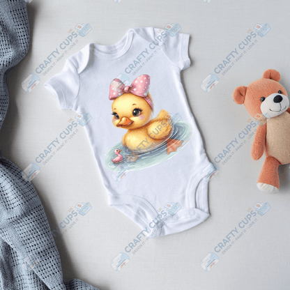 Cute Ducklings DTF Transfers – Adorable Baby & Kids Designs (4"–10")