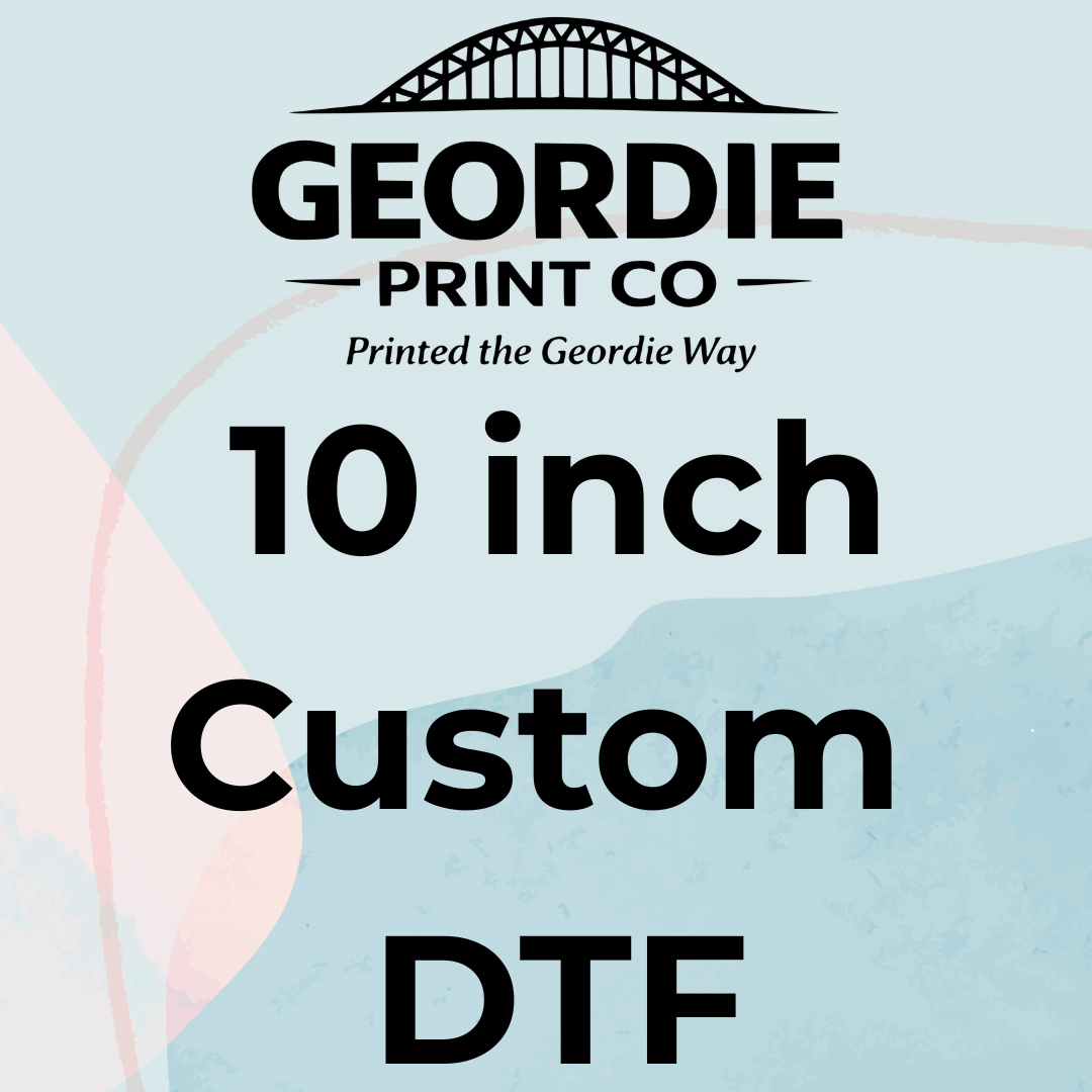 Large Custom DTF Transfer – 10x10 Inches | UK Made with Online Designer