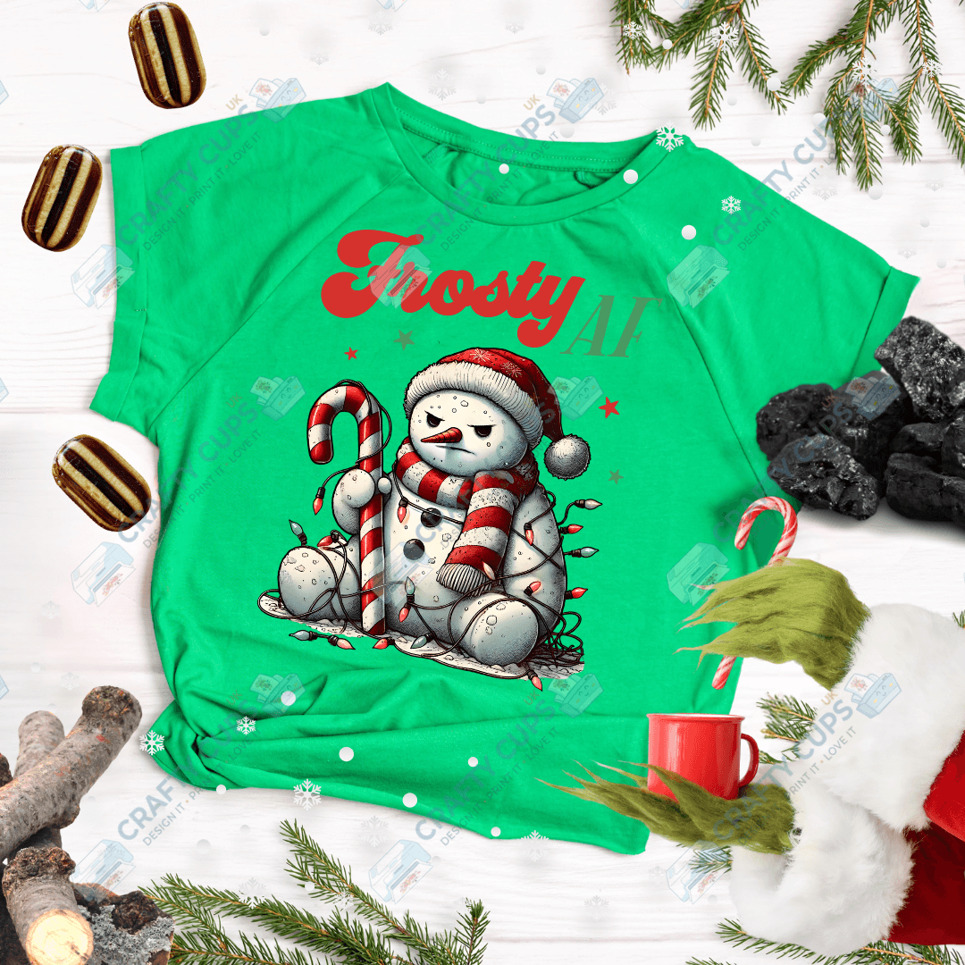 Grumpy Christmas Animals DTF Transfer – Funny Festive Holiday Print