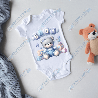 Cute Bears DTF Transfers – Adorable Baby & Kids Designs (4"–10")