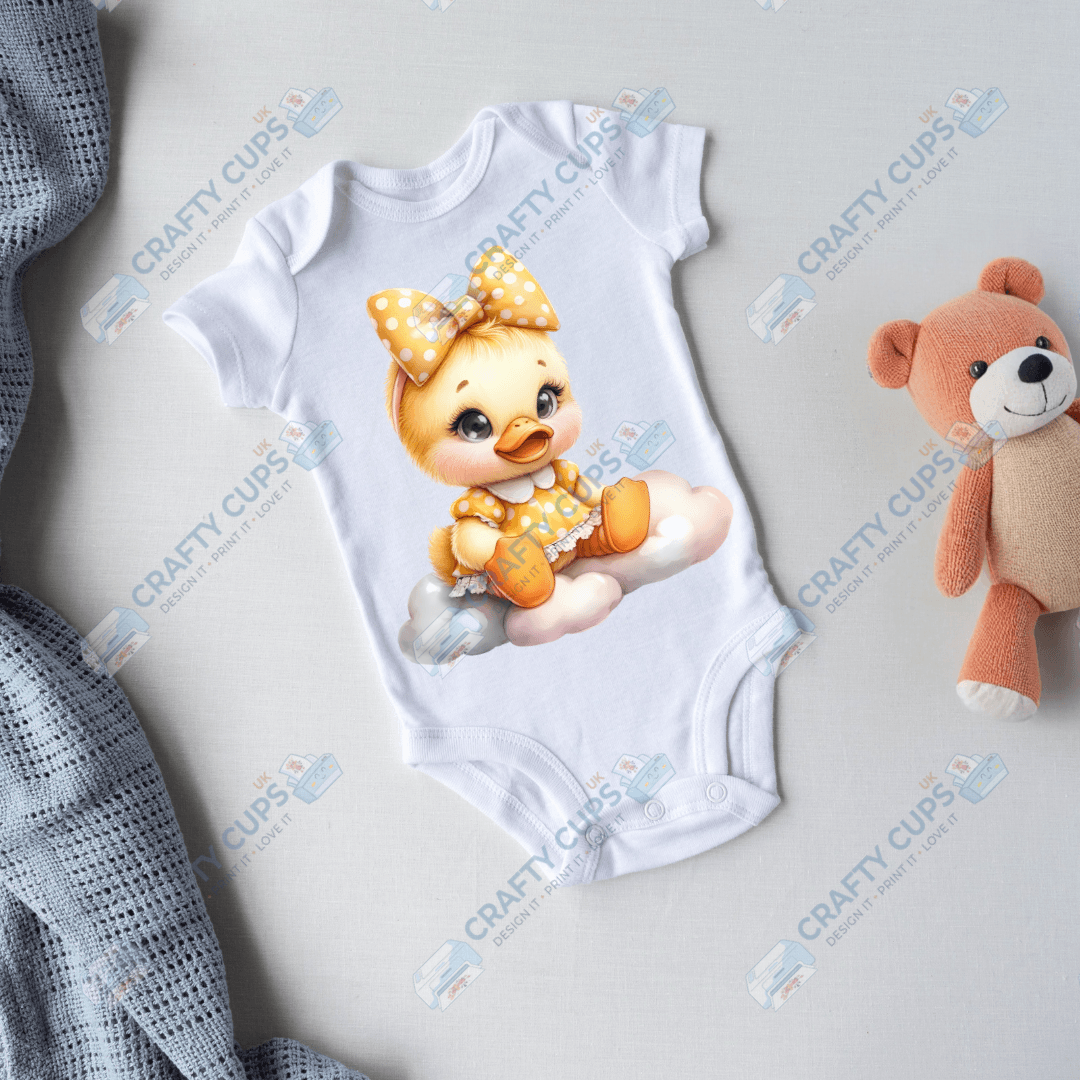 Cute Ducklings DTF Transfers – Adorable Baby & Kids Designs (4"–10")