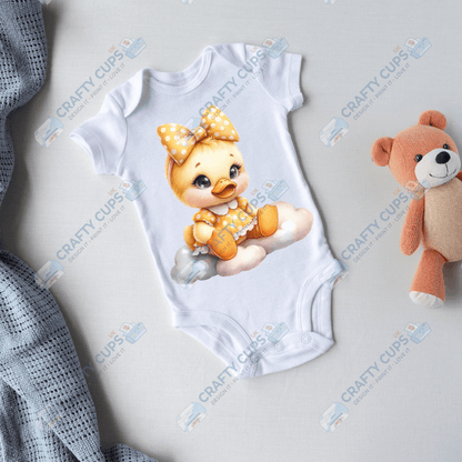 Cute Ducklings DTF Transfers – Adorable Baby & Kids Designs (4"–10")