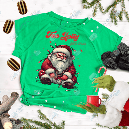 Grumpy Christmas Animals DTF Transfer – Funny Festive Holiday Print
